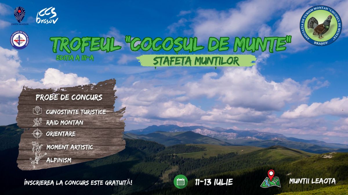 Trofeul Cocosul de Munte - in perioada 11-13 iulie - Muntii Leaota